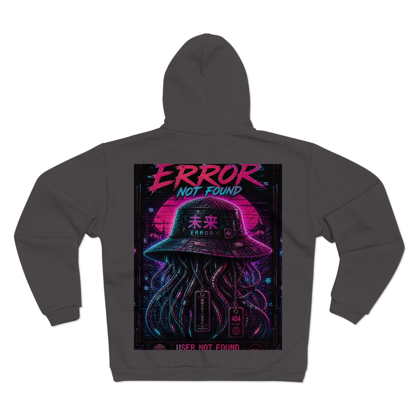 Error Not Found Cyberpunk Zip Hoodie