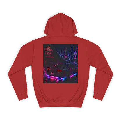 WOVN Neon City Hoodie — Retro Cyberpunk Streetwear Pullover