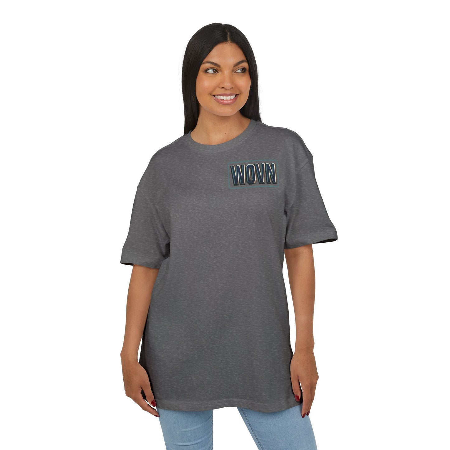 WOVN Neon City Tee — 'One Way Ticket' Oversized Graphic T-Shirt
