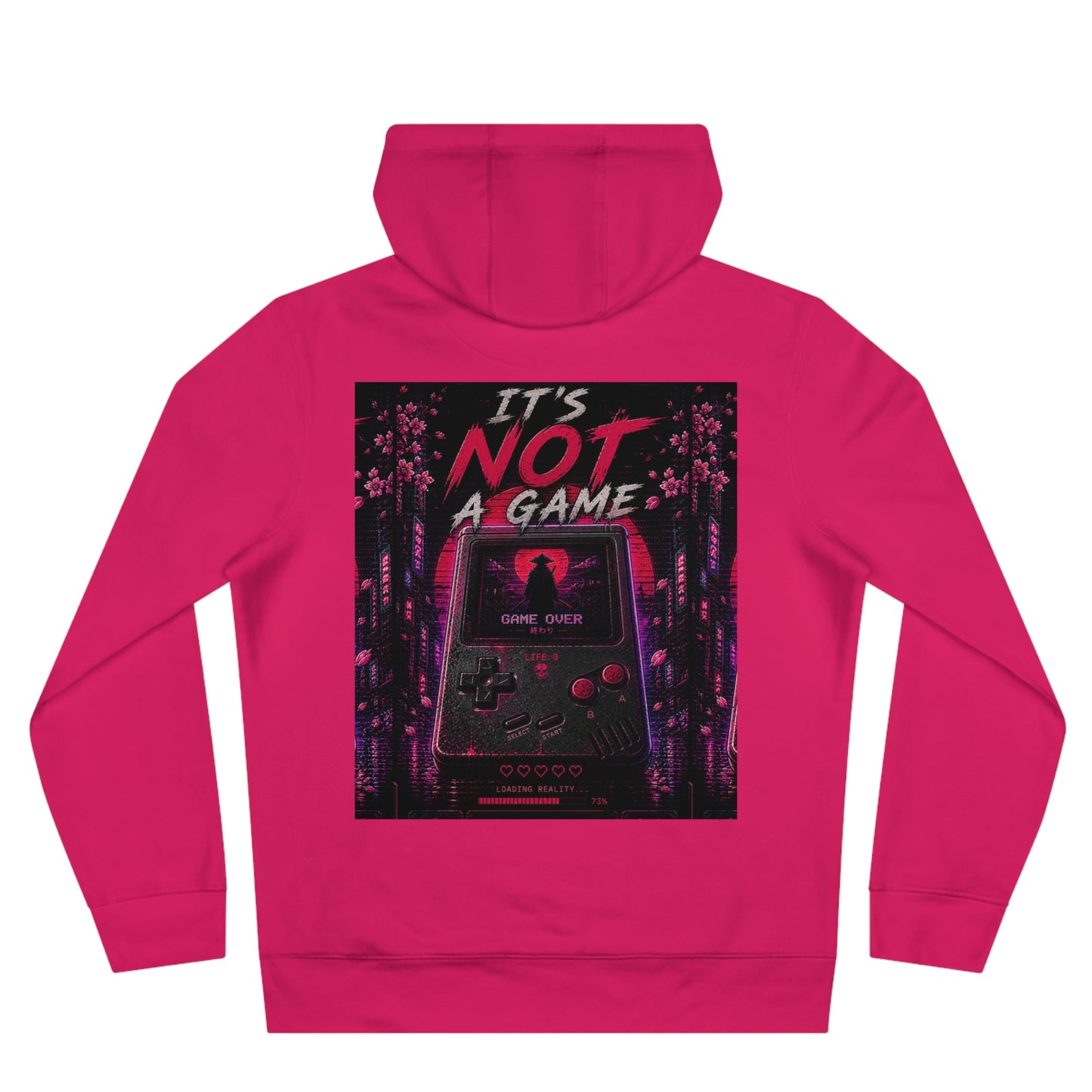 Retro Gaming Hoodie — “It’s Not a Game” Vaporwave Pullover