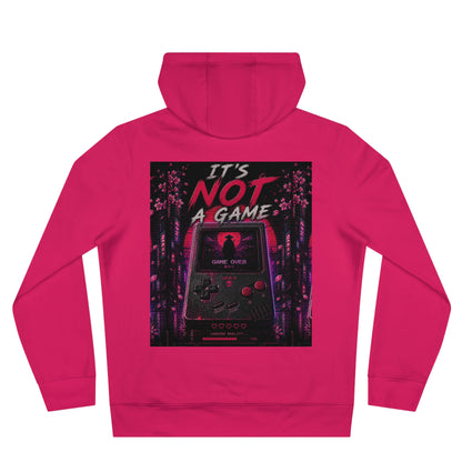 Retro Gaming Hoodie — “It’s Not a Game” Vaporwave Pullover