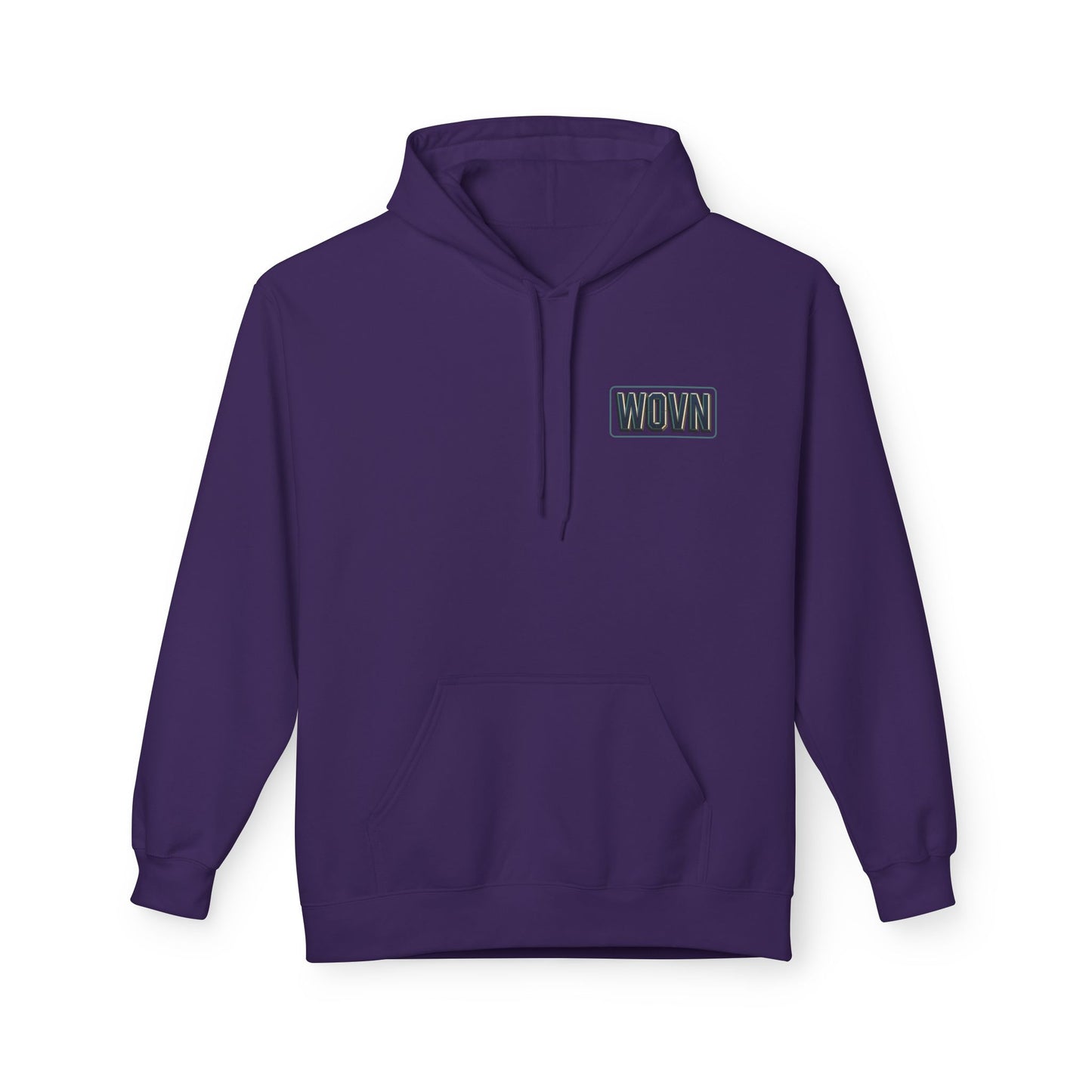 WOVN Cyber-Gothic Face Hoodie — Dark Futuristic Art Pullover