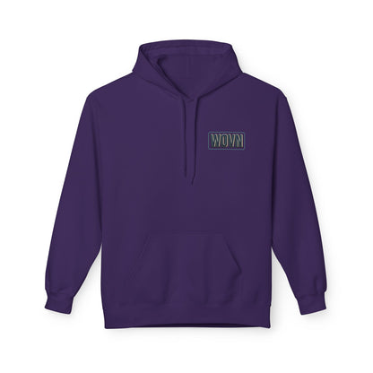 WOVN Cyber-Gothic Face Hoodie — Dark Futuristic Art Pullover