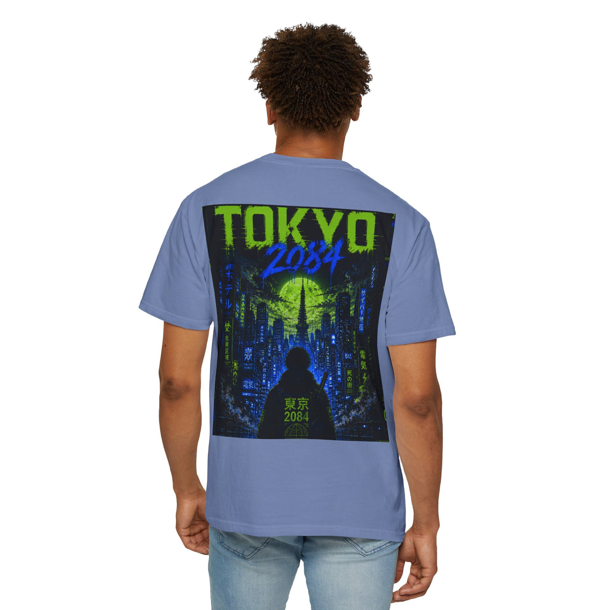 Tokyo 2084 Graphic T-Shirt — Neon Cyberpunk WOVN Design