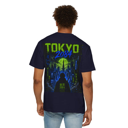 Tokyo 2084 Graphic T-Shirt — Neon Cyberpunk WOVN Design