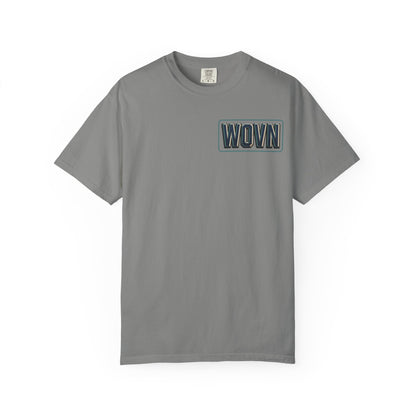 T-Shirt — 'WOVN' Tengu Cyberpunk Graphic Tee (Garment-Dyed)
